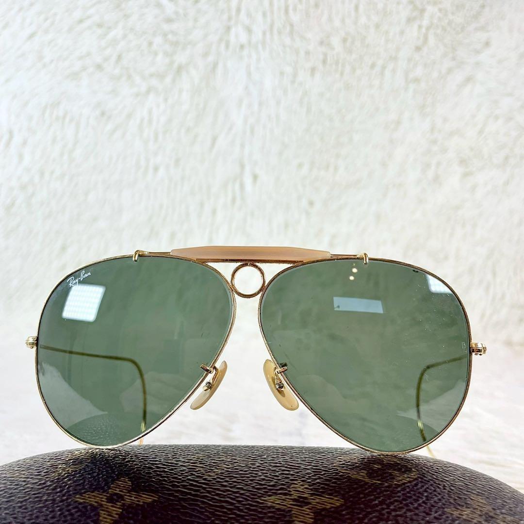 Ray-Ban　シューター　サングラス　ボシュロム　砂打ち刻印　グリーンレンズ