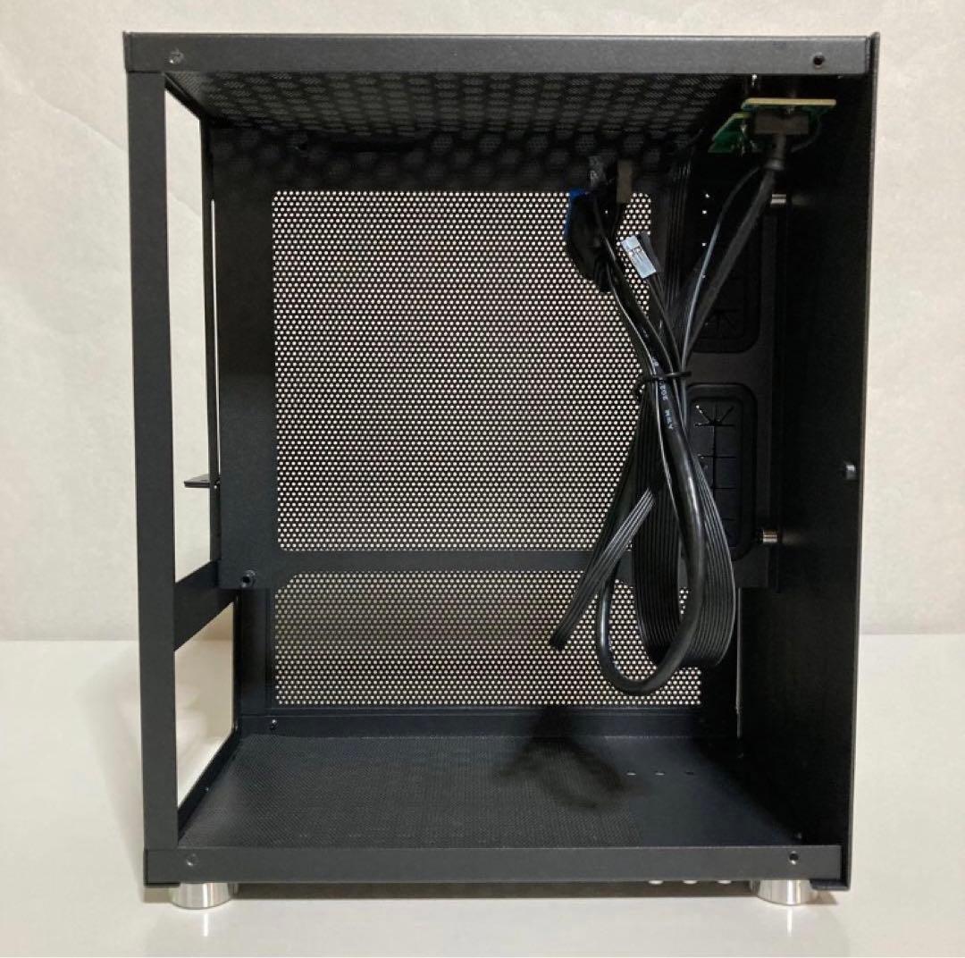 lfish T40 black mini itx PCケース ライザー付