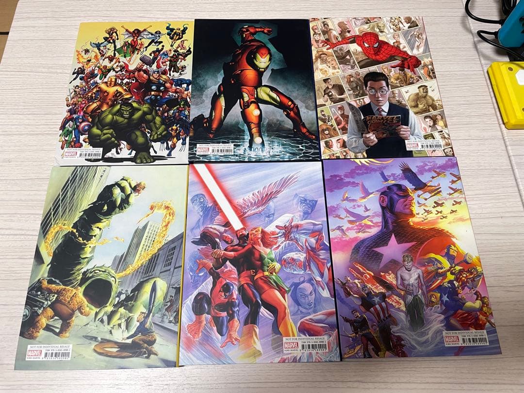 マーベル　Marvel Super Heroes Books Set