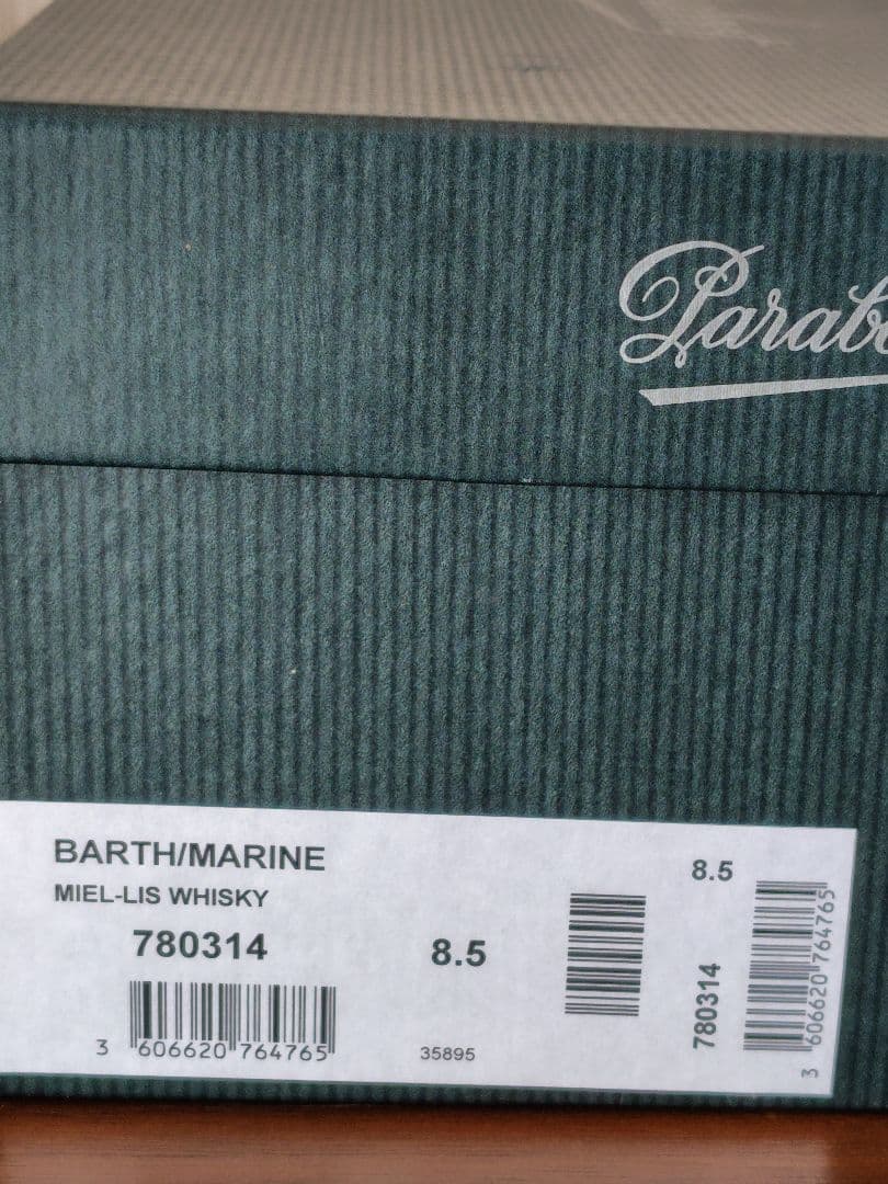 未使用　パラブーツ　バース　ウイスキー　paraboot barth