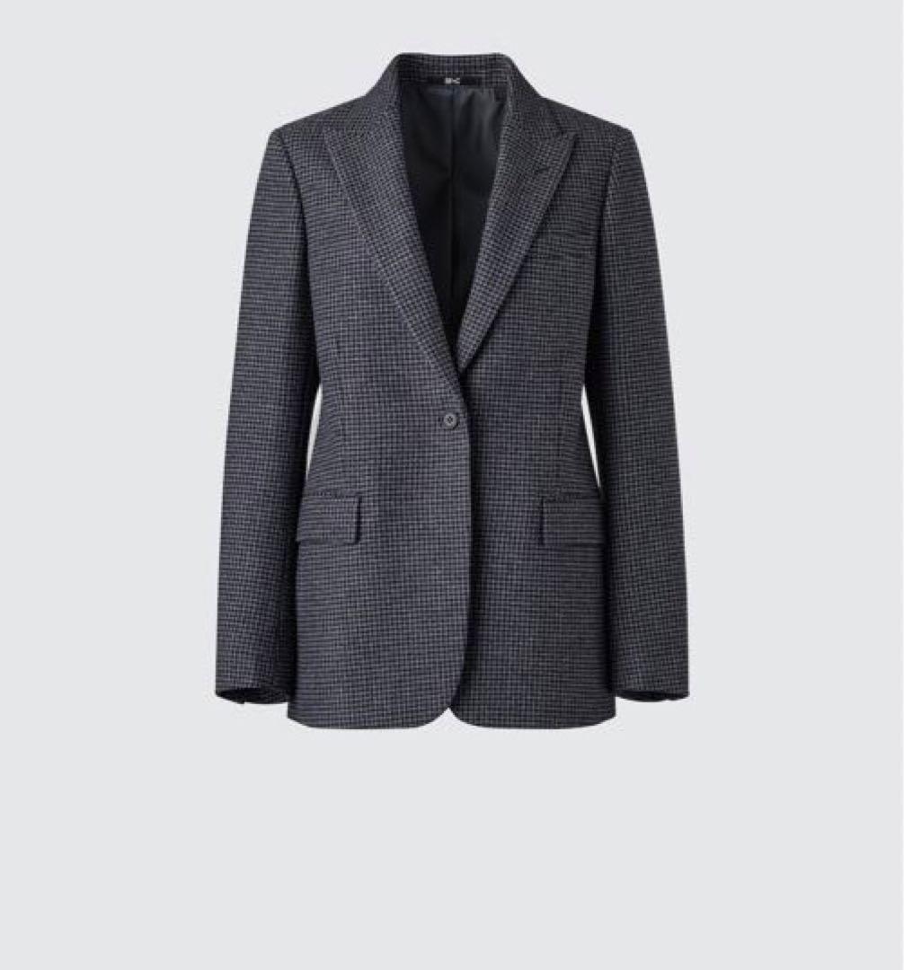 新品未使用　ユニクロ　ツイードテーラードジャケット　L UNIQLO C