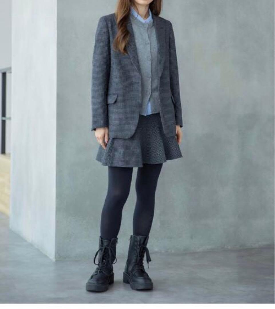 新品未使用　ユニクロ　ツイードテーラードジャケット　L UNIQLO C