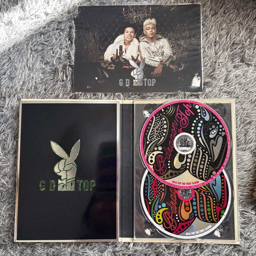GD&TOP THE 1st ALBUM 2枚組CD プレイボーイロゴデザイン