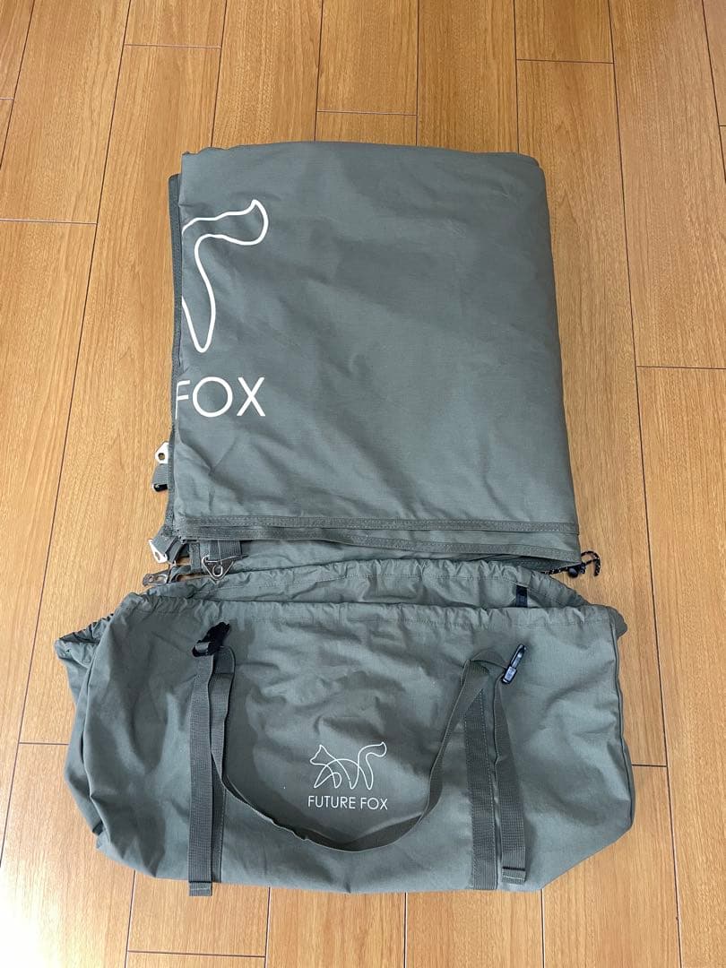 FUTUREFOX TCスクエアタープ TC 4m×4m オリーブ