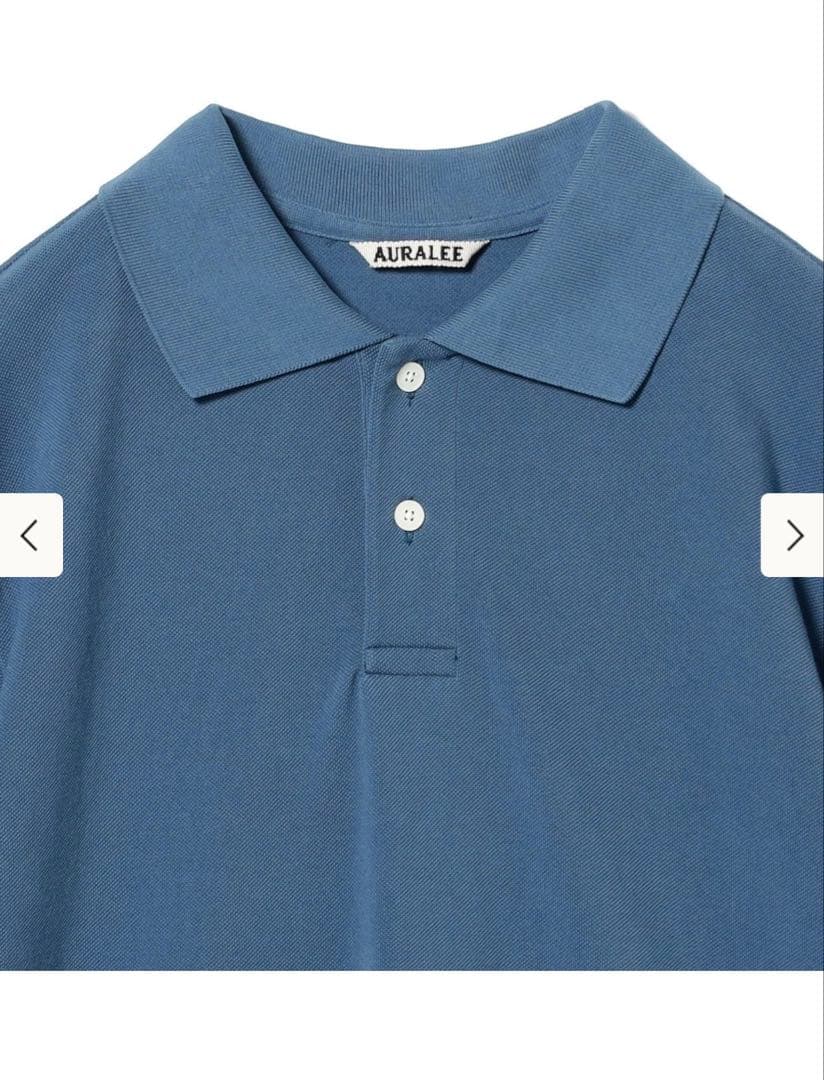 AURALEE PIQUE POLO オーラリー ポロシャツ
