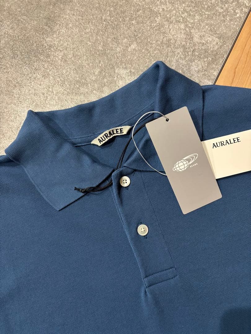 AURALEE PIQUE POLO オーラリー ポロシャツ