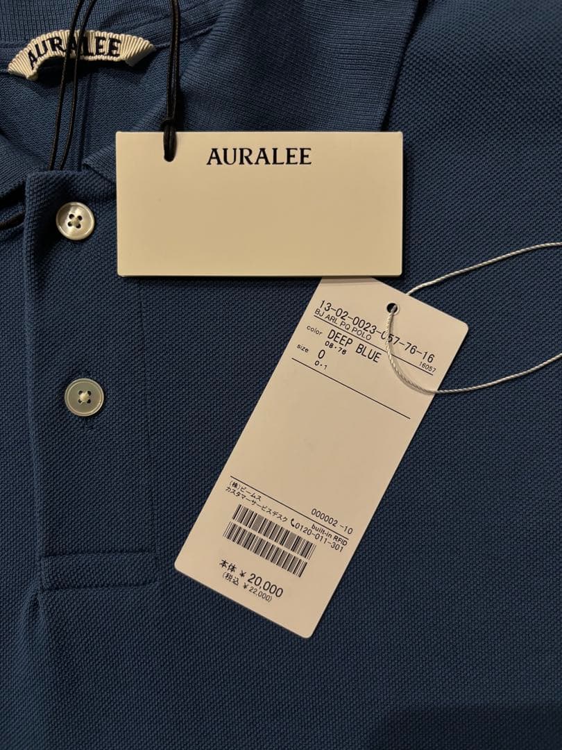 AURALEE PIQUE POLO オーラリー ポロシャツ