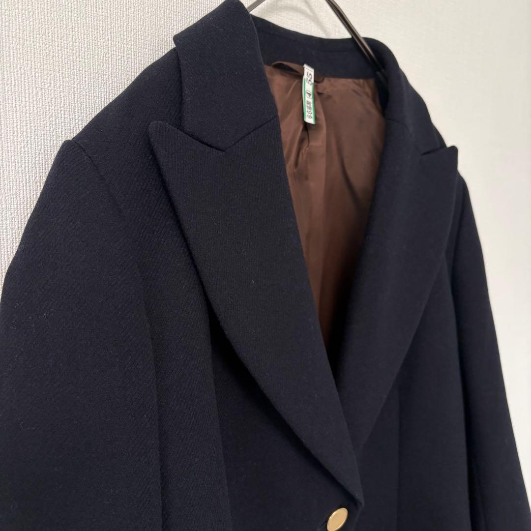 martinique l’heritage 上質ウールカシミヤ 金 ダブルボタン