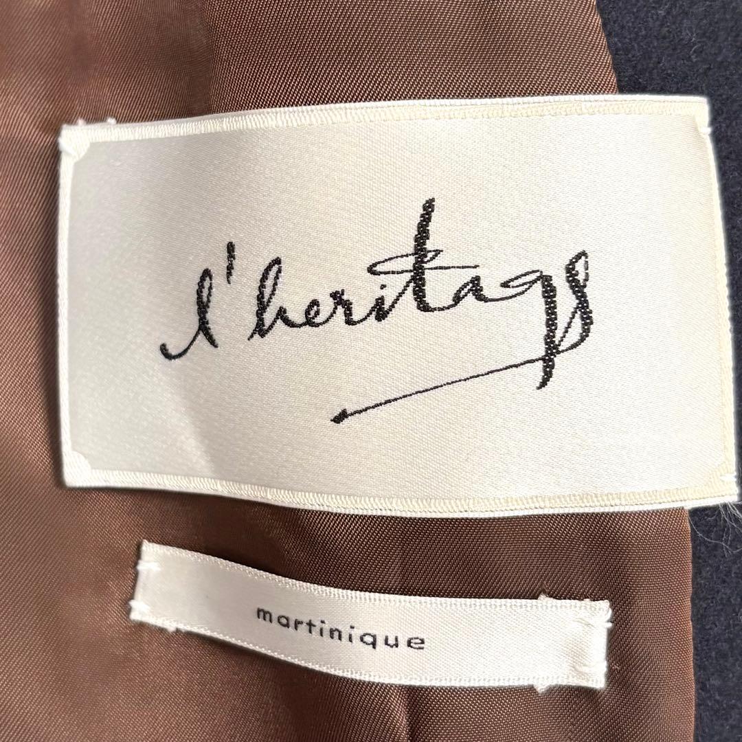 martinique l’heritage 上質ウールカシミヤ 金 ダブルボタン