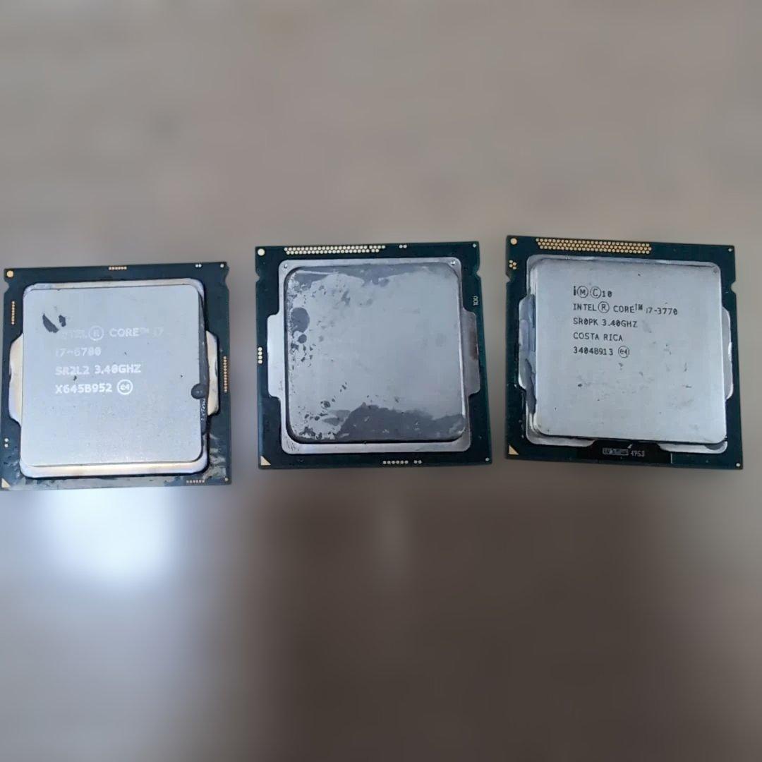 1147 CPU intel CORE i7 4世代 6世代 3世代 3個