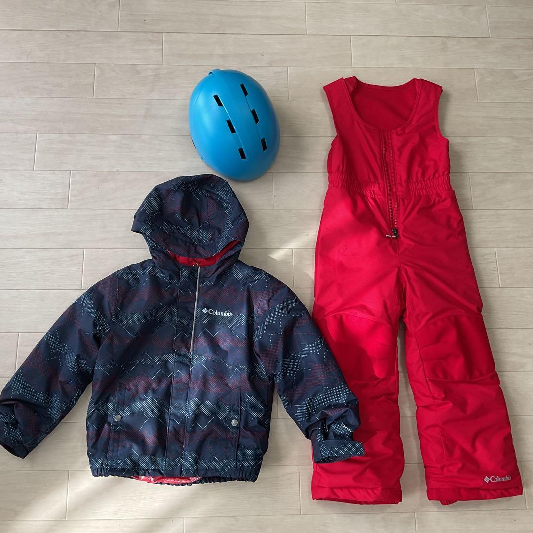 Columbia キッズ　スキーウェア ヘルメット セット
