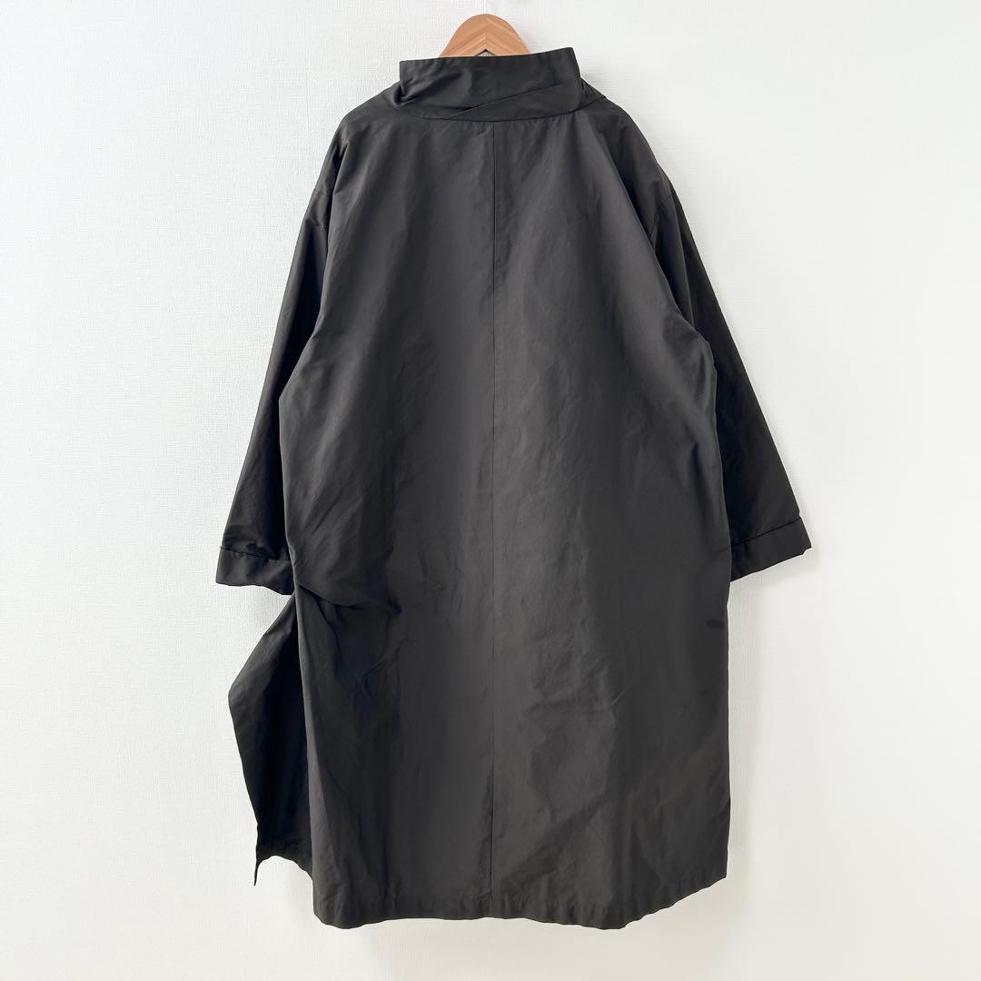 慈雨　ジウ　ロングコート　ブラウン　変形　40