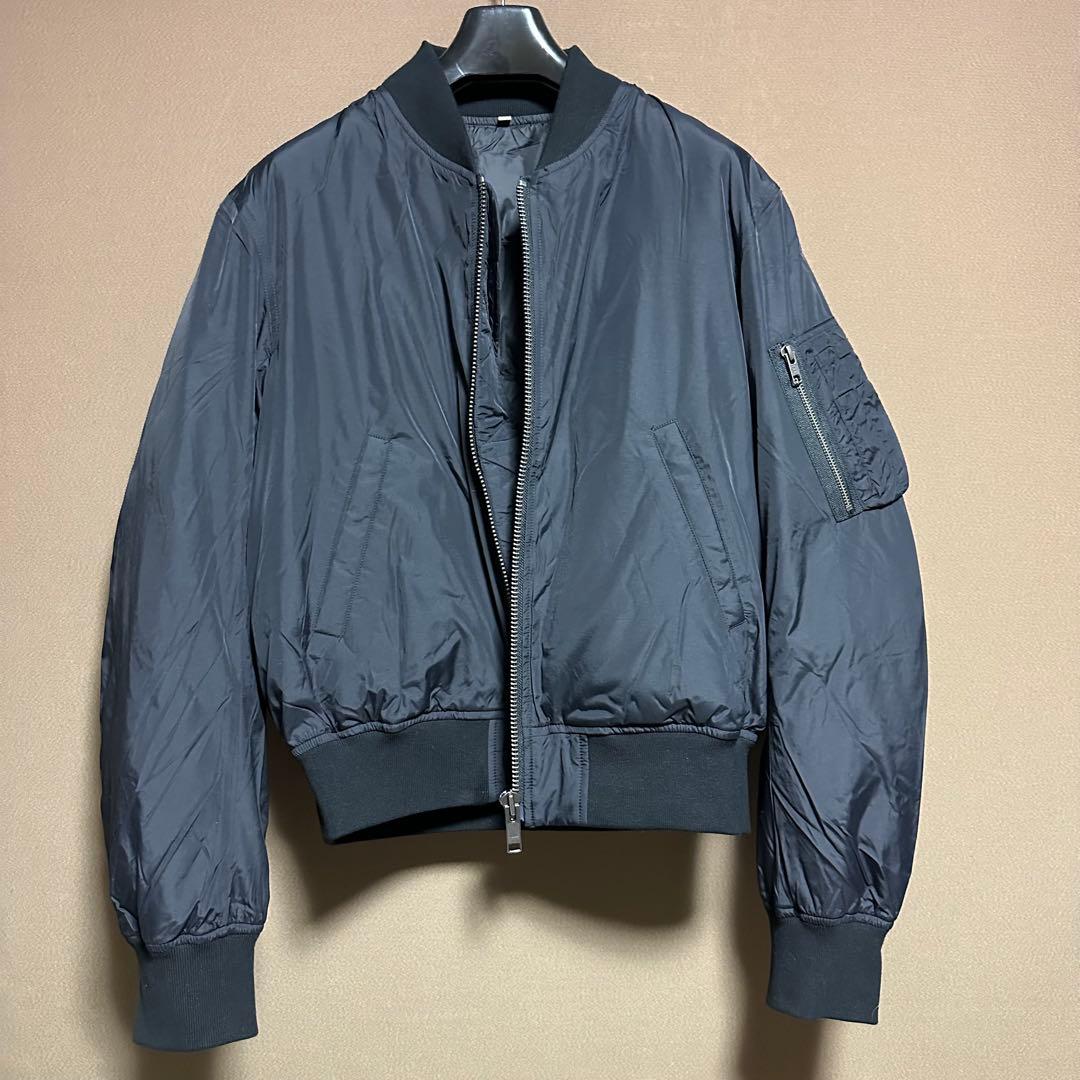 MUJI Labo MA-1 ダウンブルゾン M 黒【試着のみ】