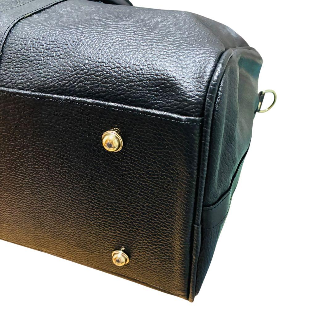 【良品】オール　レザー　ボストンバック　2way ショルダーバッグ 牛革