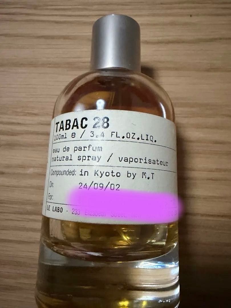 最終価格　LE LABO TABAC 28 オードパルファム 100ml