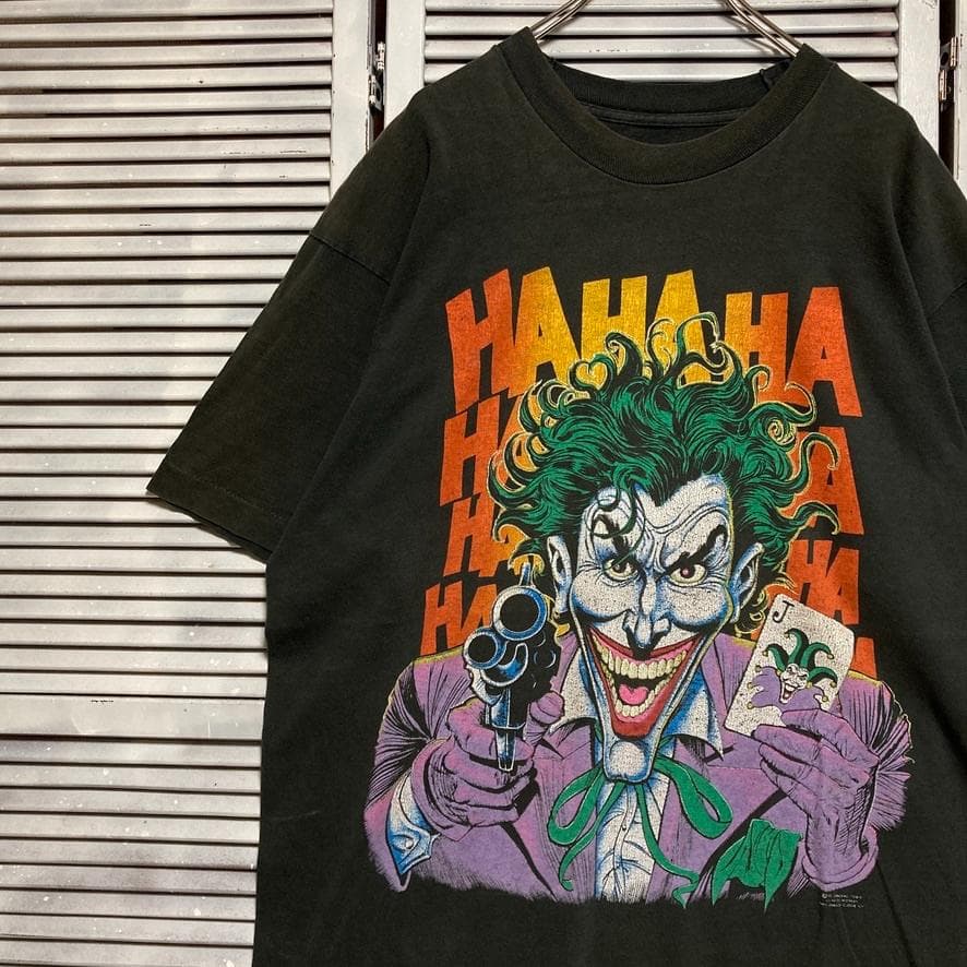 BiWU ムービー Tシャツ 古着 80s USA製 黒 ジョーカー JOKER