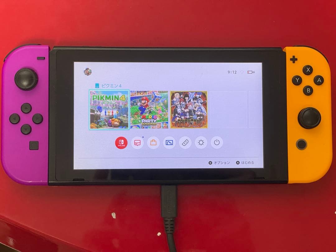 【ジャンク】Nintendo Switch 本体 ジョイコン ドック 充電器 付