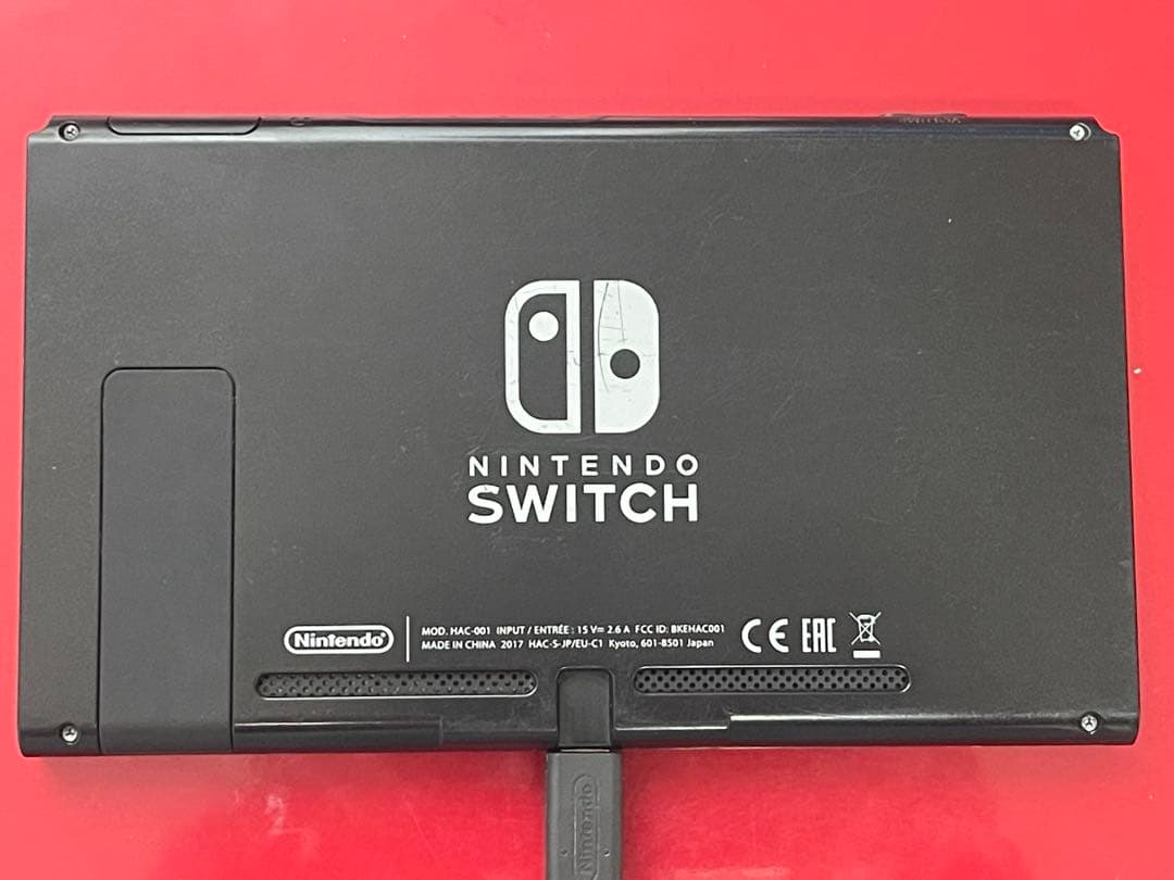 【ジャンク】Nintendo Switch 本体 ジョイコン ドック 充電器 付