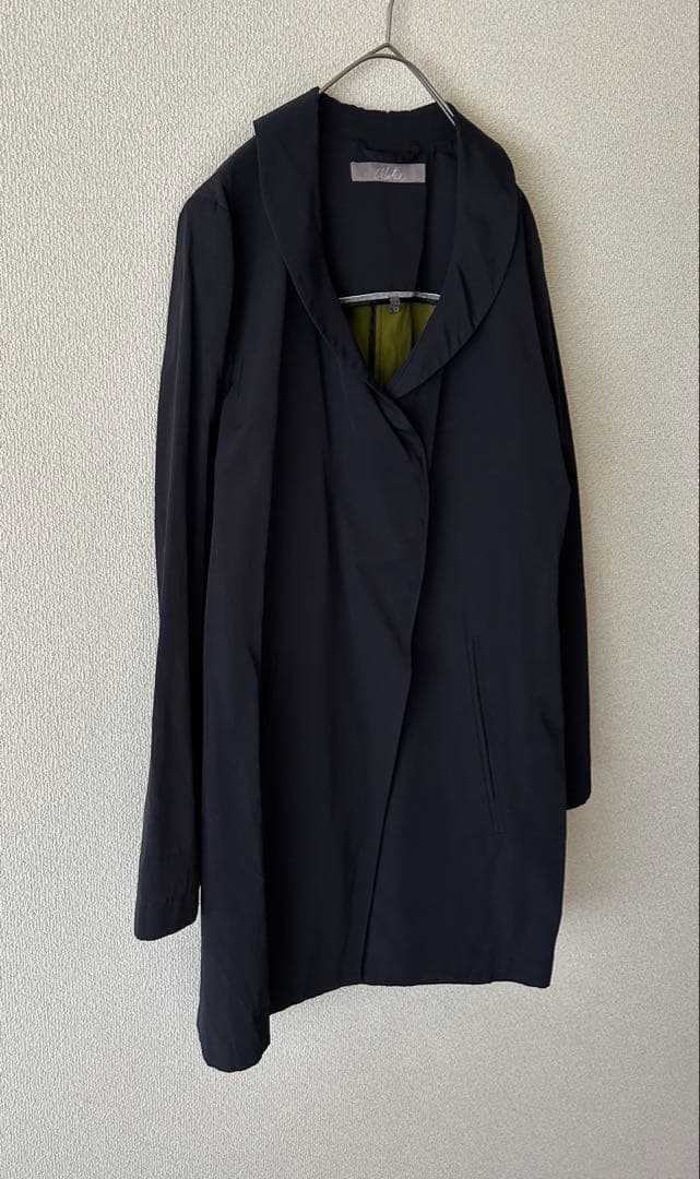 美品✨ URBAHIA フランス製　トレンチコート　丸襟　変形　防水　上質