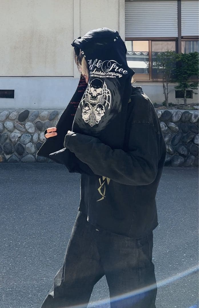 小物 graphics hooded stole