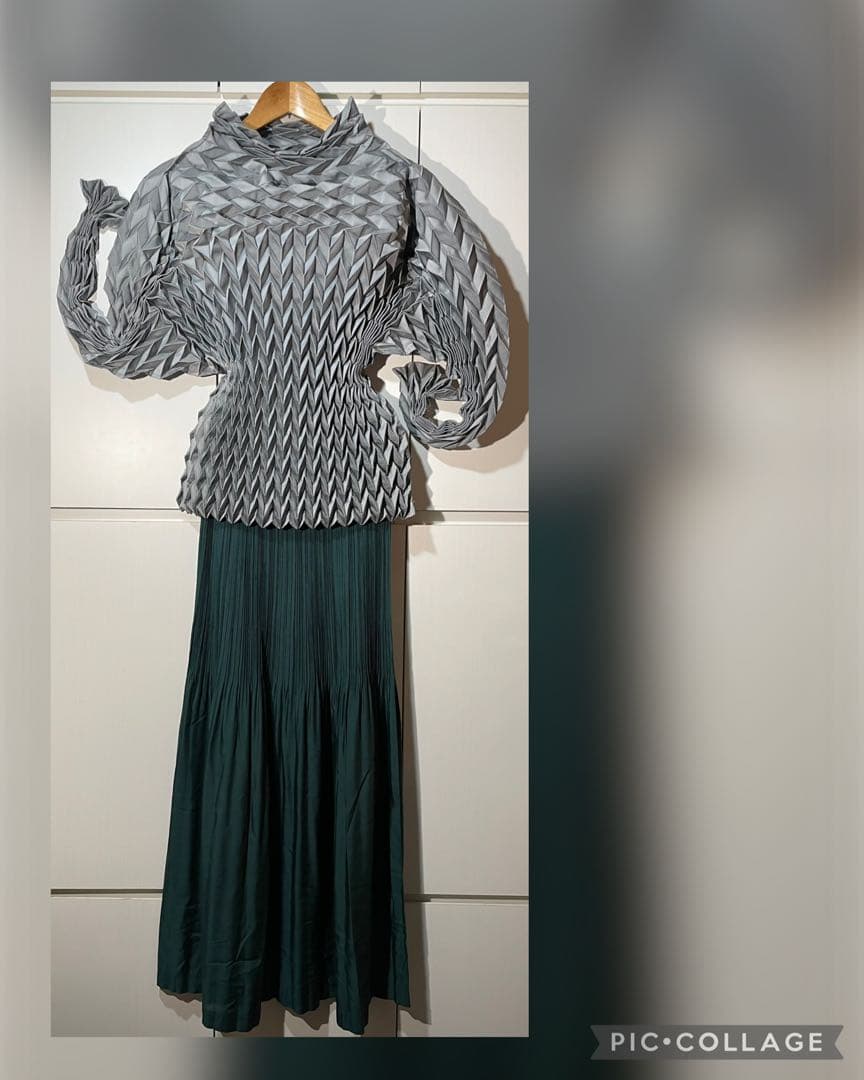 ISSEY MIYAKE ロングスカート １ イッセイミヤケ