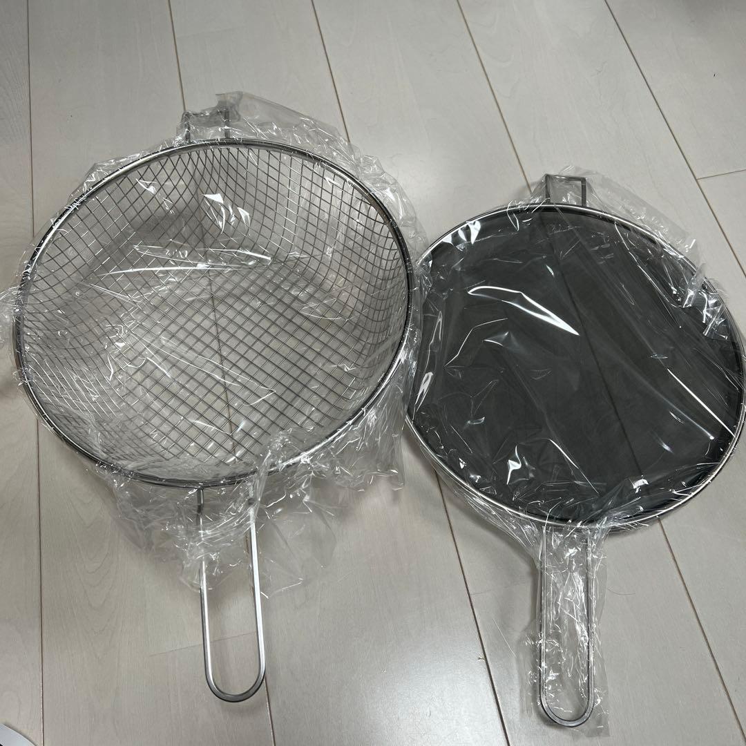 未使用品　ラバーゼ　鉄揚げ鍋28センチセット