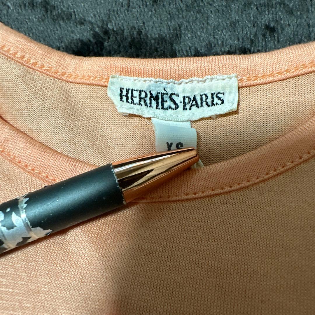 HERMES オレンジXS Tシャツ