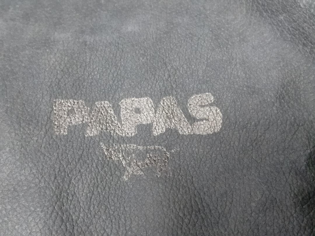 PaPas レザージャンパー ブルゾン 羊皮 メンズ Ｍサイズ