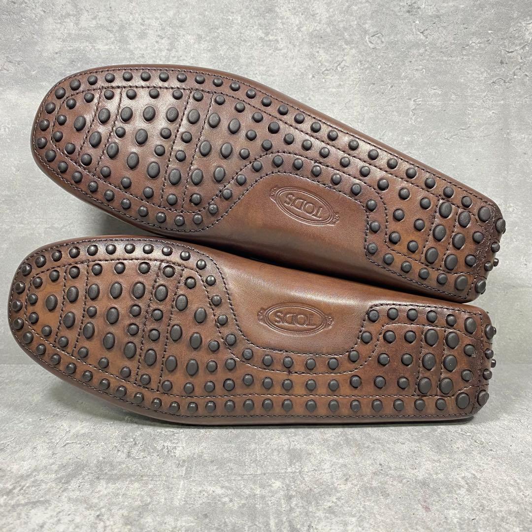 【極美品】TOD'S ゴンミーニ Tビット ドライビングシューズ 26.0cm