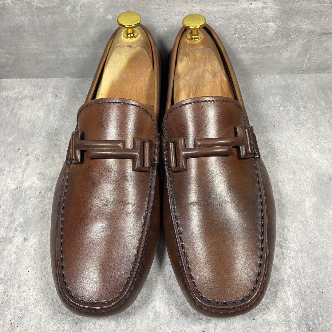 【極美品】TOD'S ゴンミーニ Tビット ドライビングシューズ 26.0cm