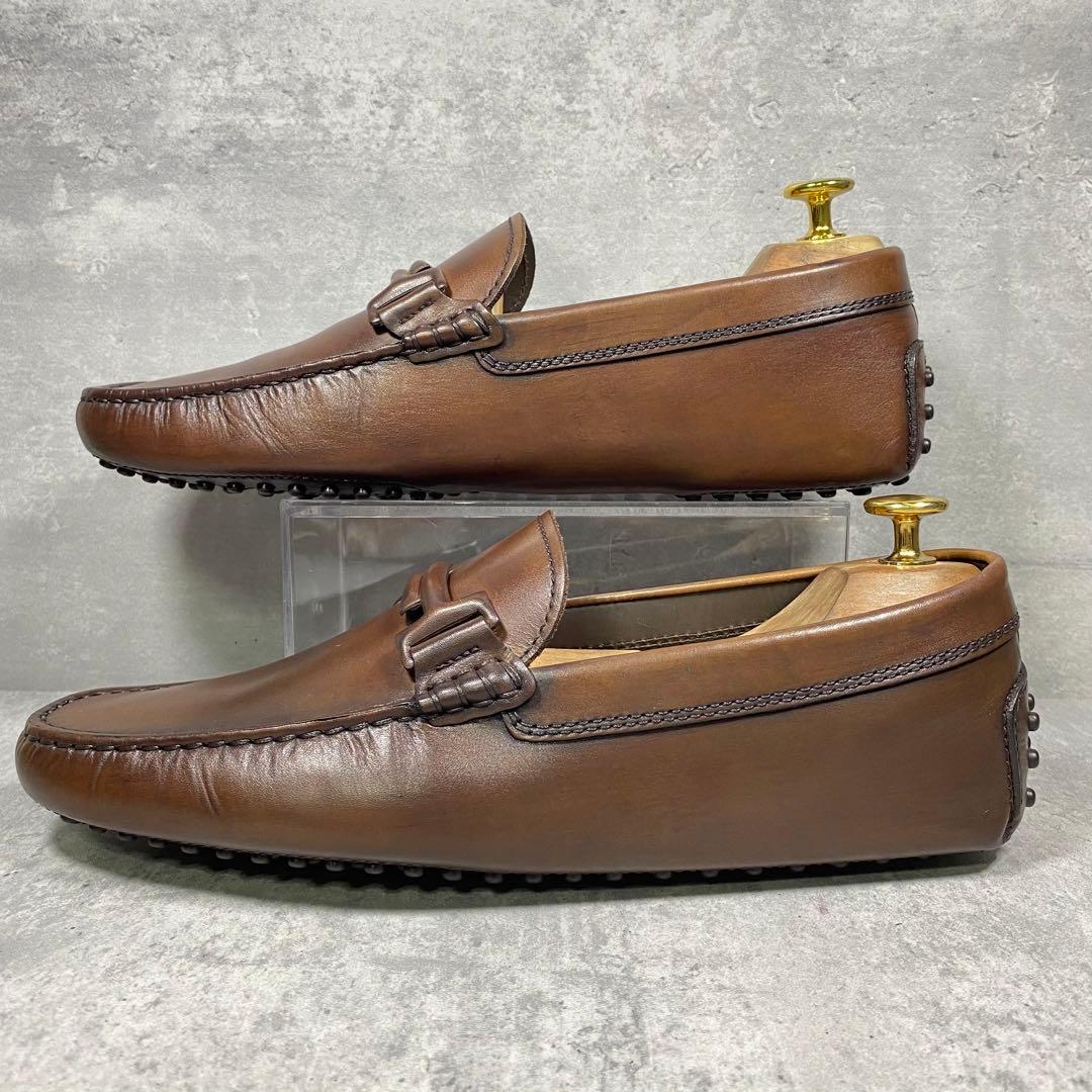 【極美品】TOD'S ゴンミーニ Tビット ドライビングシューズ 26.0cm