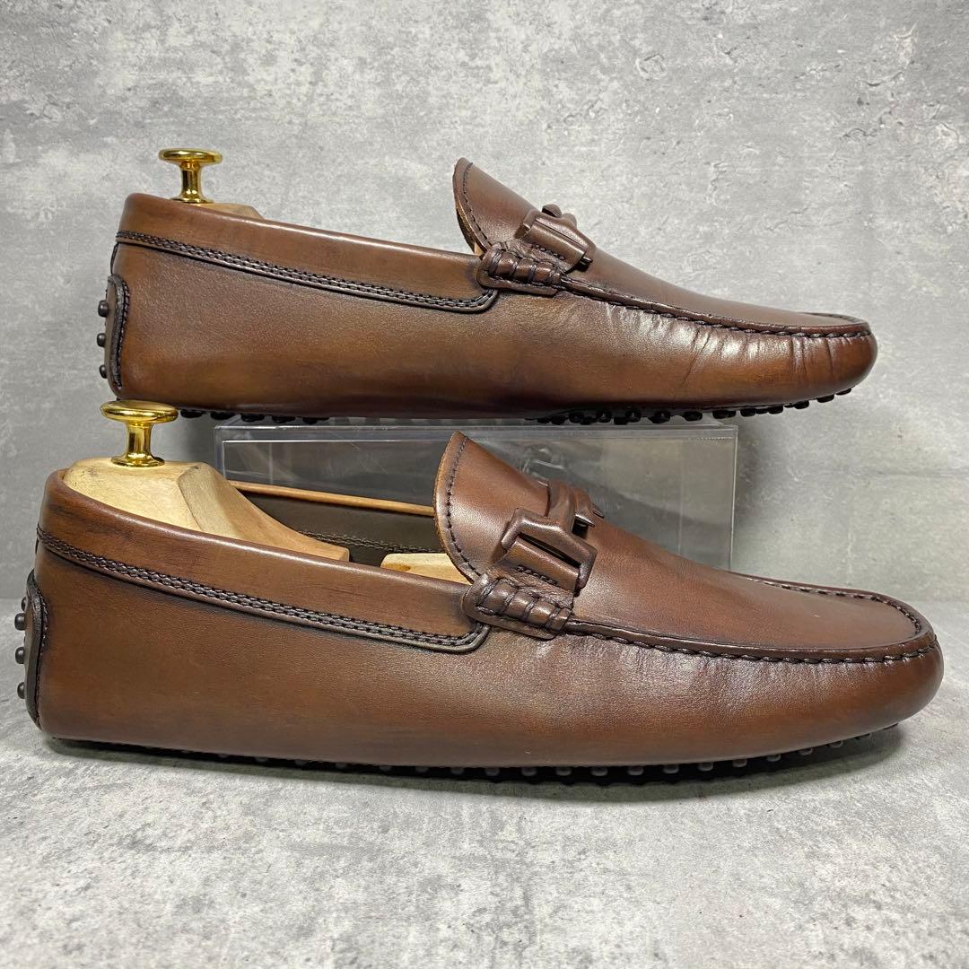 【極美品】TOD'S ゴンミーニ Tビット ドライビングシューズ 26.0cm
