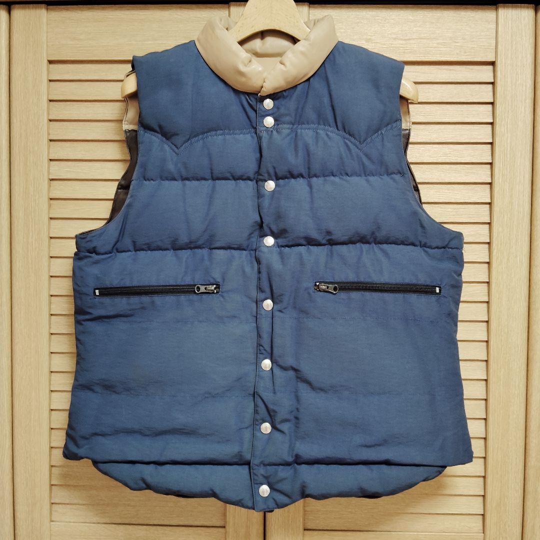 STUDIO D'ARTISAN　Leather Down Vest