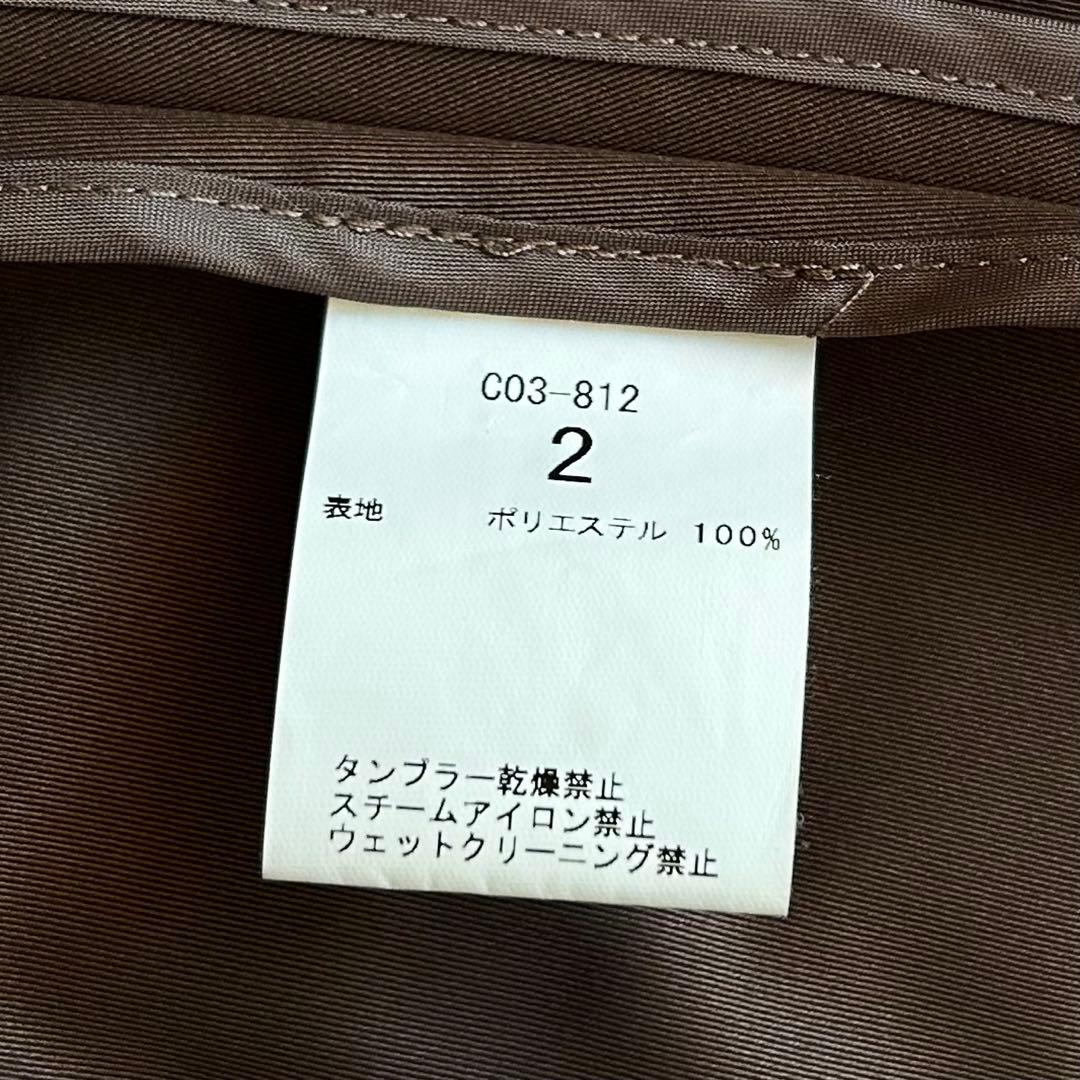 セール　美品　セタイチロウ　ウエストリボン　ドレスロングコート　Aライン　フレア