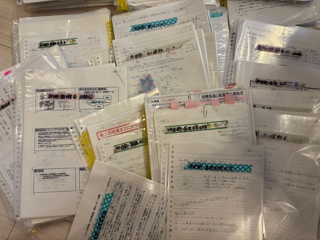 日本大学 理工学部 物質応用科学科 3年生までのノート・過去問