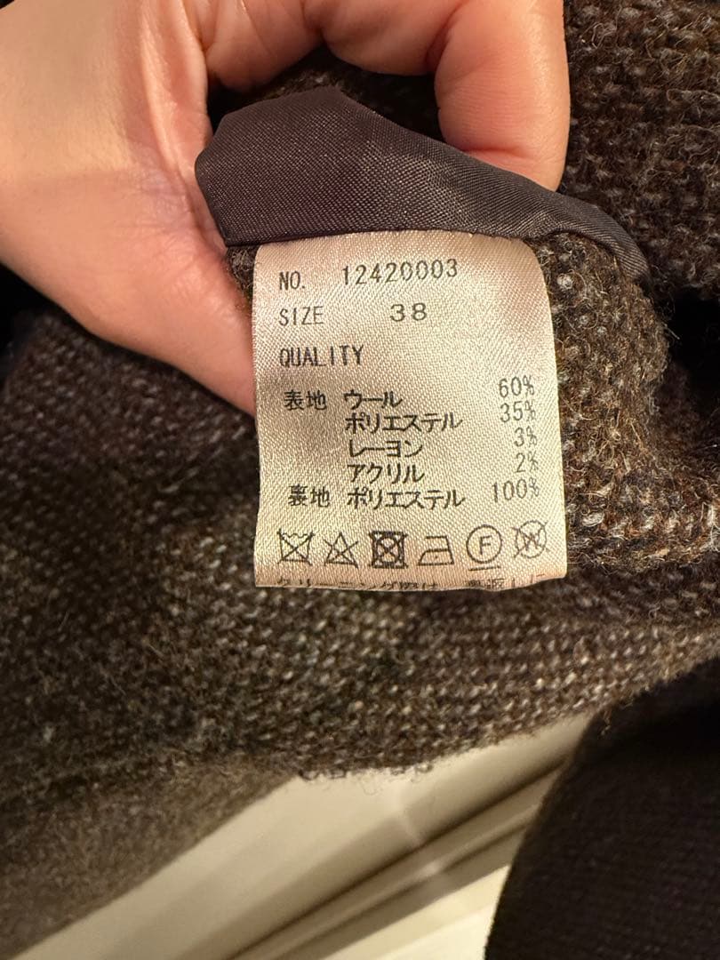 TODAYFUL　Mixwool Raglan Coat サイズ38