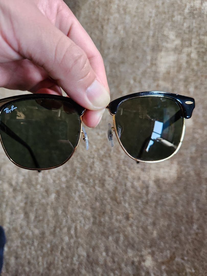 Ray-Ban クラブマスター サングラス RB3016 ゴールド