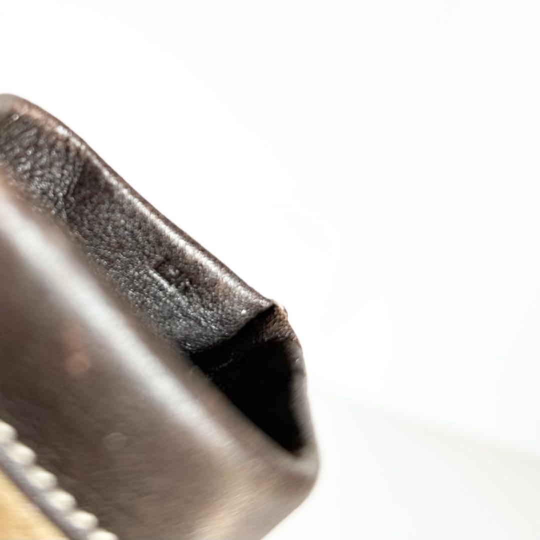 LOEWE ロエベ アナグラム スエード×レザー キーリング キーケース