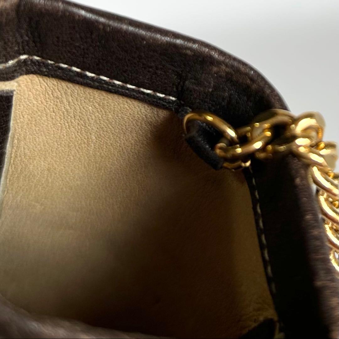 LOEWE ロエベ アナグラム スエード×レザー キーリング キーケース