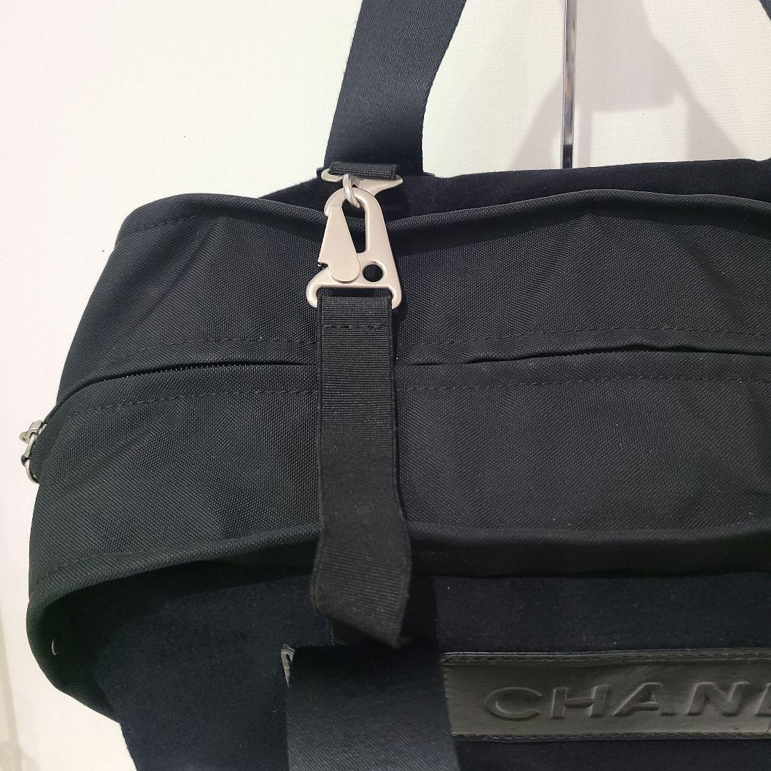 【sshr】CHANEL スポーツライン ボストン メンズ レディース 黒