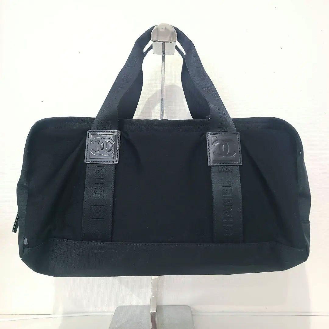【sshr】CHANEL スポーツライン ボストン メンズ レディース 黒