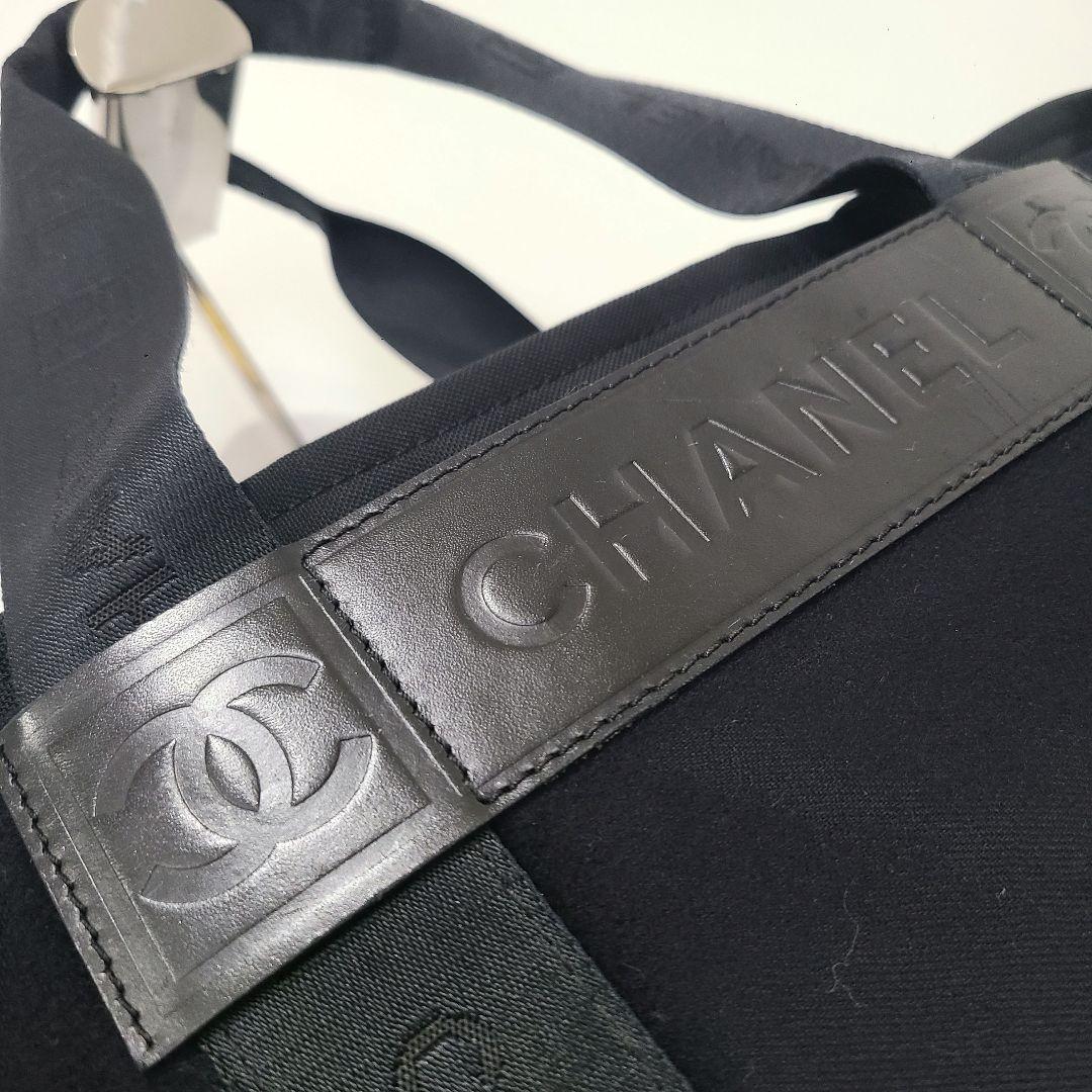 【sshr】CHANEL スポーツライン ボストン メンズ レディース 黒