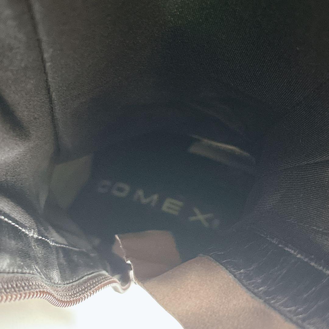 COMEX コメックス ロングブーツ ポインテッドトゥ 本革 ブラウン 22cm
