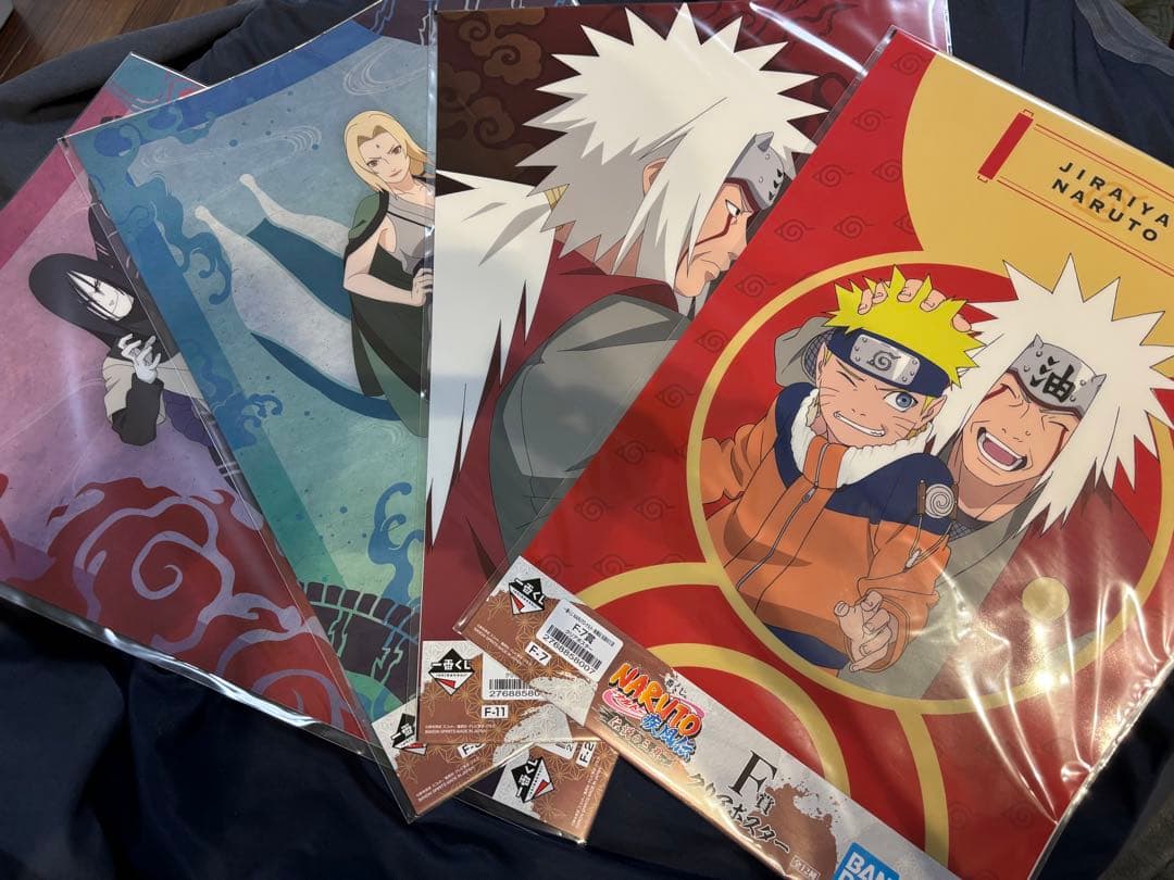 一番くじ NARUTO-ナルト- 疾風伝 伝説の三忍　自来也・綱手・下位賞セット