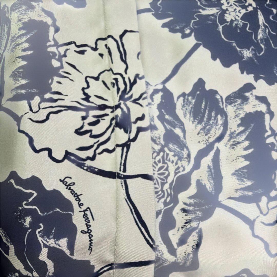 Salvatore Ferragamo 花柄 Aラインワンピース