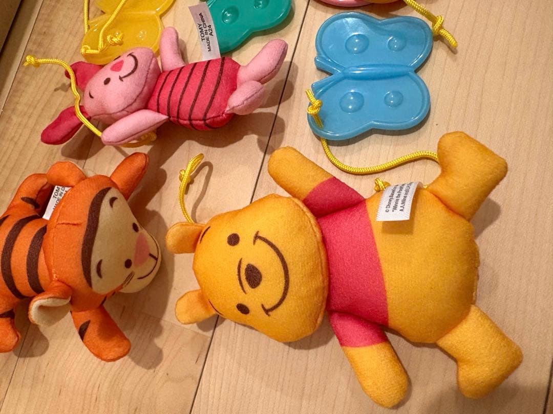 美品！プーメリー くまのプーさん えらべる回転 6WAYジムにへんしんメリー