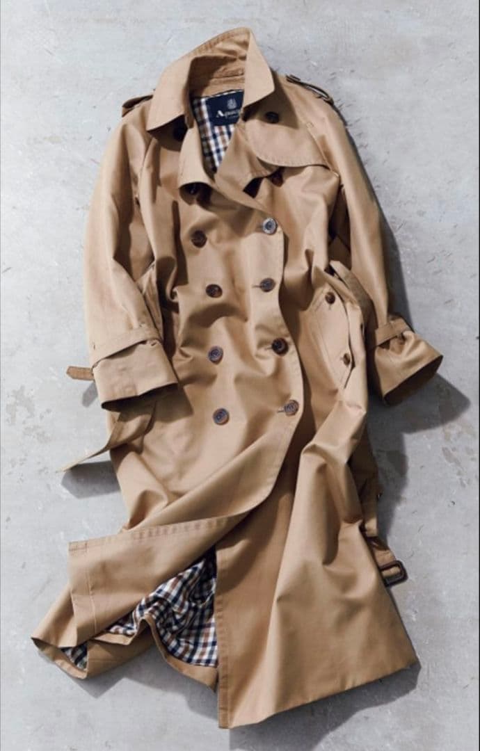 Aquascutum アクアスキュータムトレンチコート　大草直子モデル サイズ8