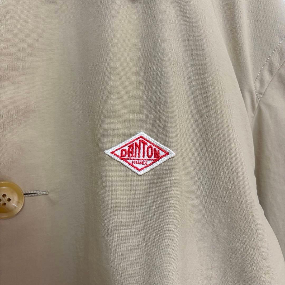 【DANTON】ダントン　ナイロン　ロングコート　ステンカラーコート