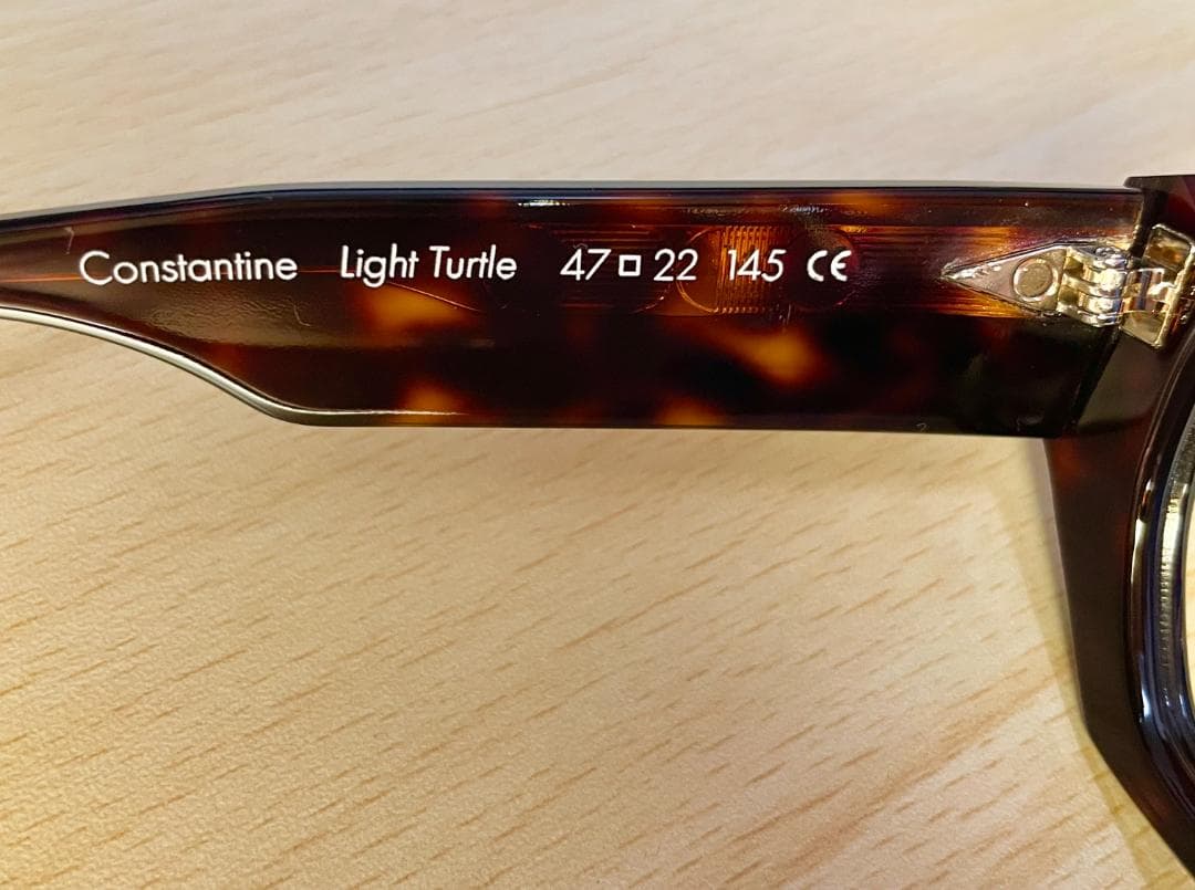 AHLEM CONSTANTINE / LIGHT TURTLE 訳あり商品