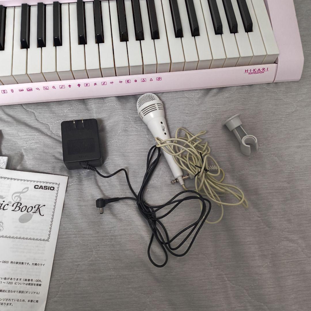 CASIO LK-115 ピンク キーボード